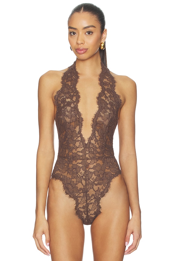 view 2 of 5 BODY DÉCOLLETÉ V in Brown
