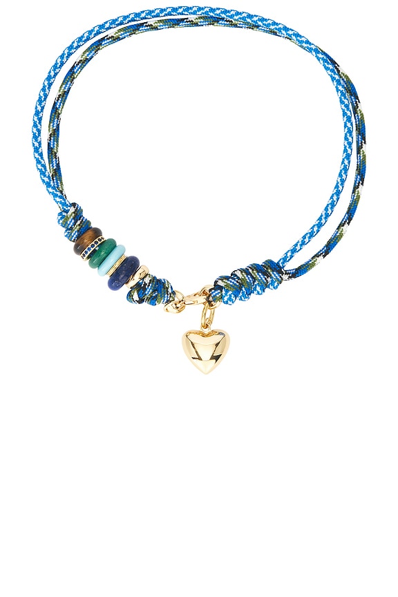 view 1 of 3 COLLIER in Gold & Blue Multi