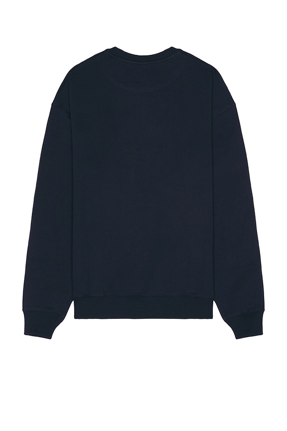 view 2 of 4 Crew Neck Organic Cotton Sweatshirt in Blue