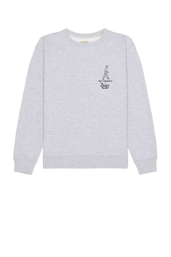 view 2 of 3 Crew Sweatshirt in Grey Melange