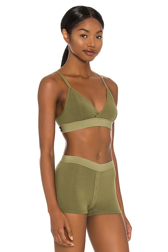 view 2 of 4 Classic Bralette in Olive Army
