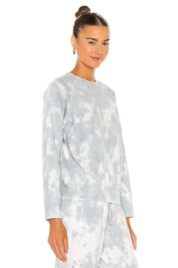 view 2 of 4 Recycled Crew Sweatshirt in Blue Mirage Tie Dye