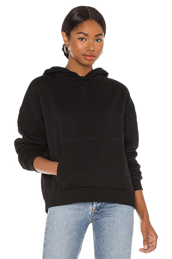 view 1 of 4 Recycled Fleece Hoodie in Black