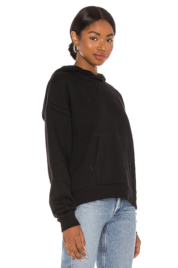 view 2 of 4 Recycled Fleece Hoodie in Black