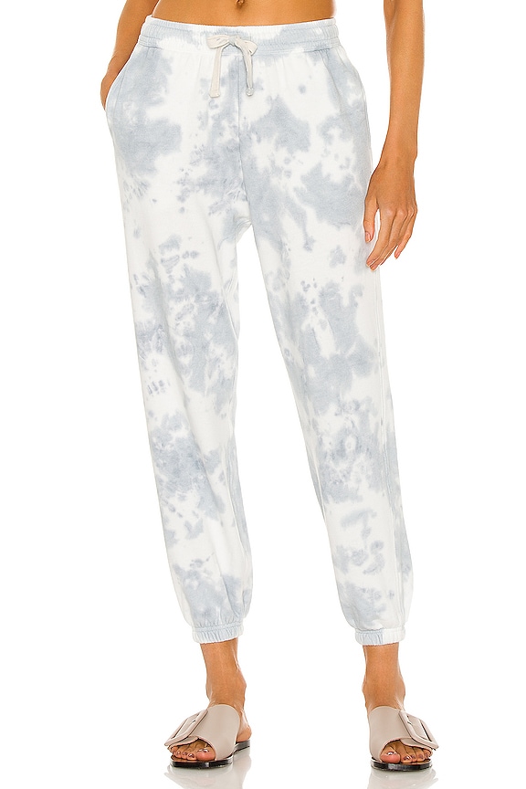view 1 of 4 Recycled Fleece Sweatpant in Blue Mirage Tie Dye