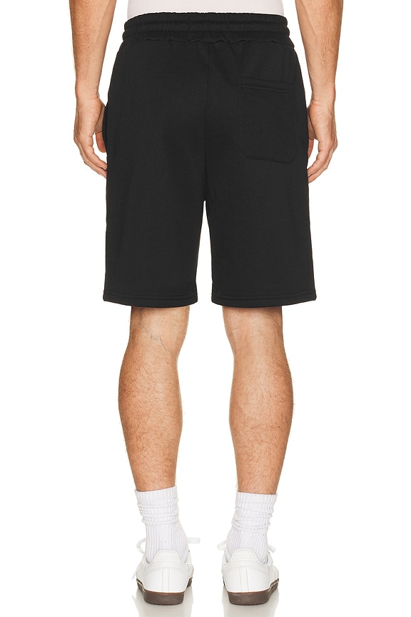 view 2 of 5 Rick And Morty Fleece Shorts in Black
