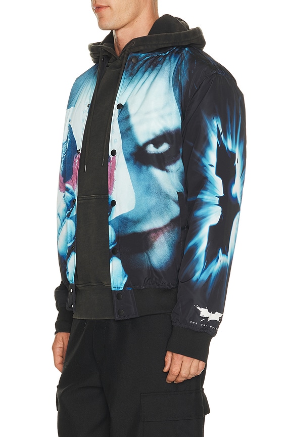 view 2 of 5 Dark Knight Varsity Jacket in Black