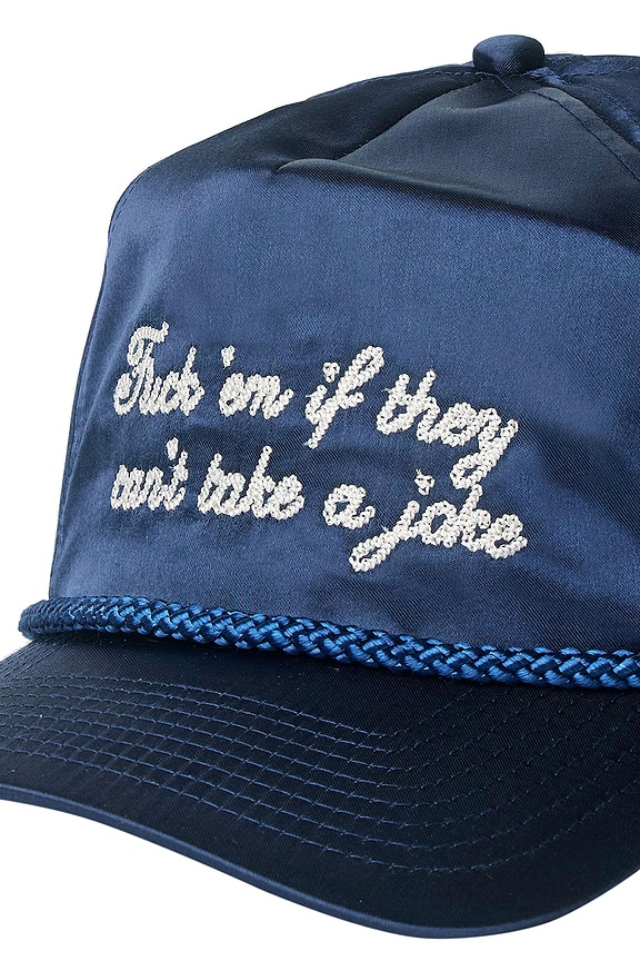 view 2 of 2 Joker Satin Hat in Navy