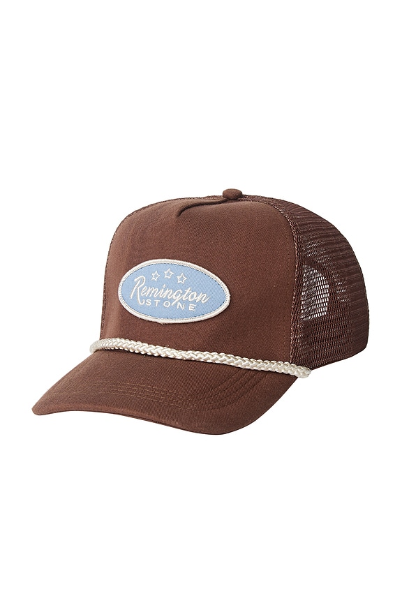 view 2 of 2 Star Trucker Hat in Brown