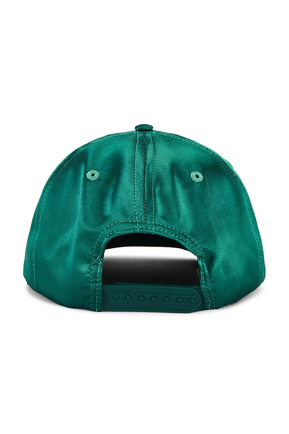 view 2 of 3 Joker Satin Hat in Green