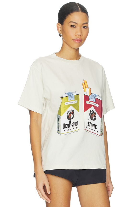 view 2 of 4 Cowboy Sticks Tee in Creme