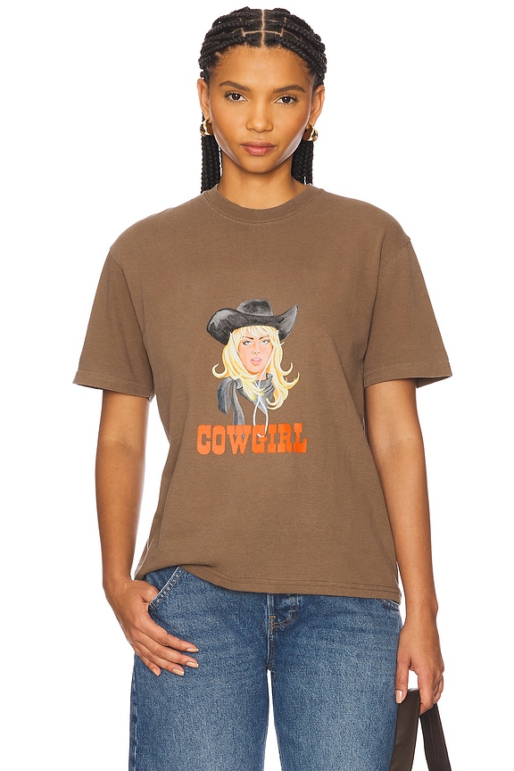 view 1 of 4 Cowgirl Tee in Espresso