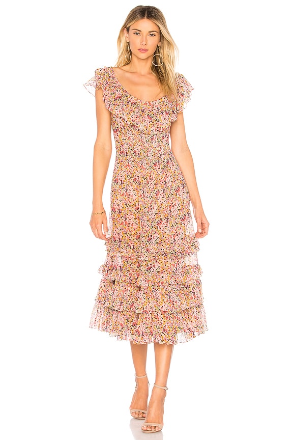 view 1 of 3 Margo Ruffle Dress in Multi Combo