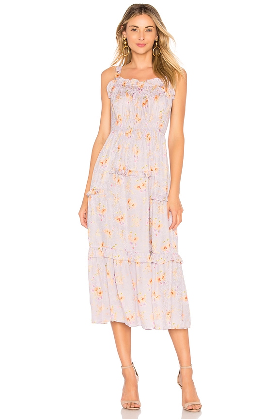 view 1 of 3 VESTIDO TIRANTES EMILIA in Lavender Combo