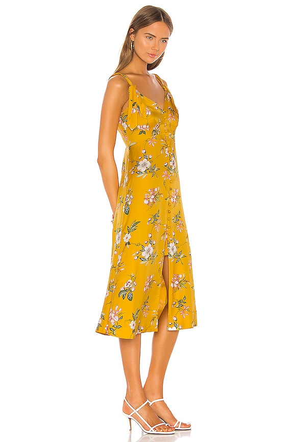 view 2 of 4 Lita Tie Dress in Marigold