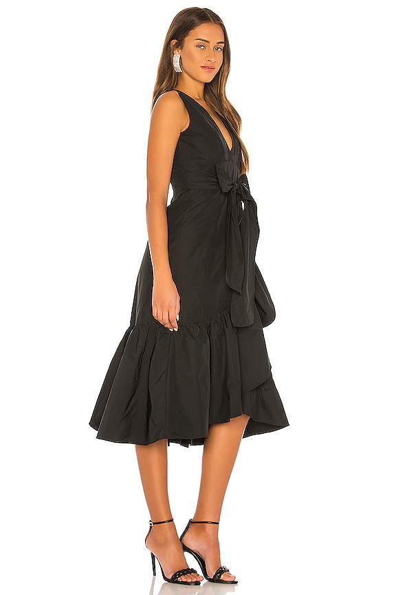 view 2 of 3 Sl Taffeta Dress in Black