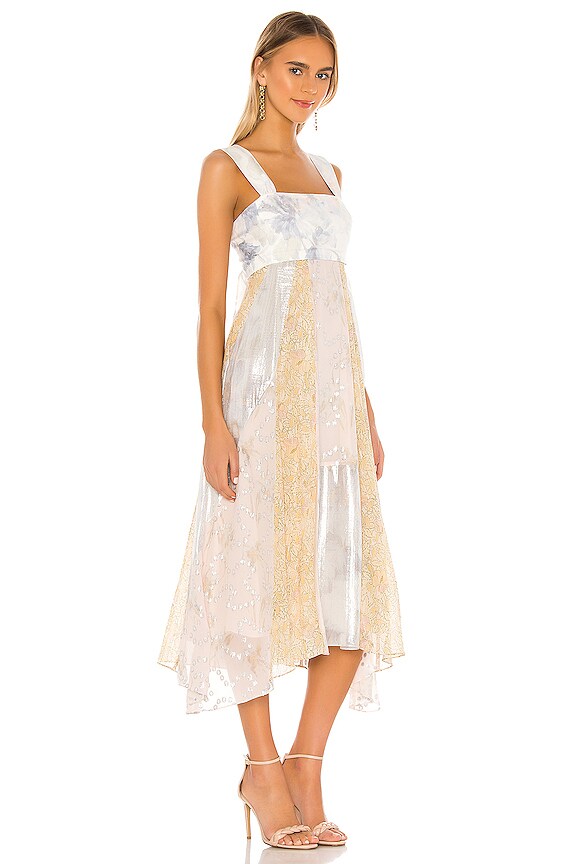 view 2 of 4 Sleeveless Daffodil Dress in Seashell Combo