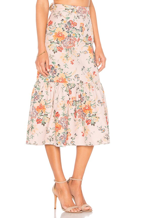 view 2 of 4 Marlena Skirt in Dusty Rose Combo