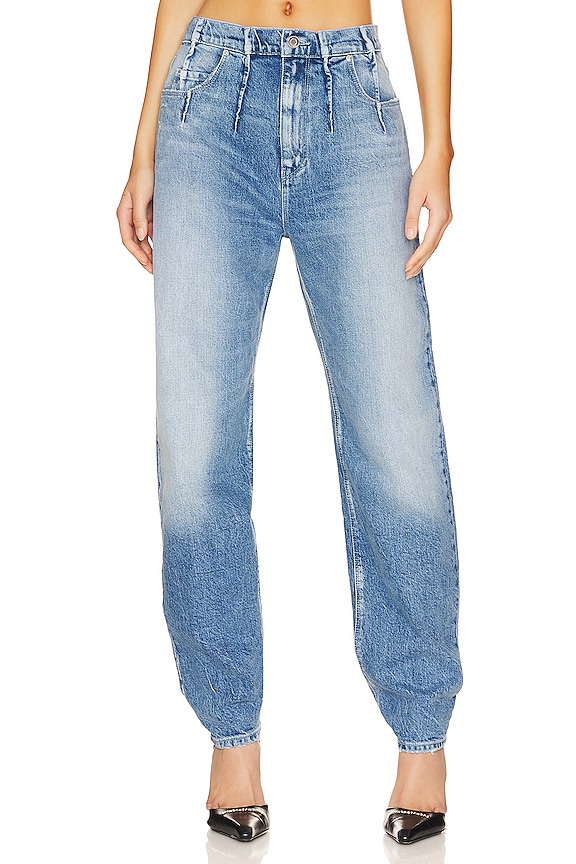 view 1 of 4 Ele Pintuck Baggy Jeans in Vintage Westcoast