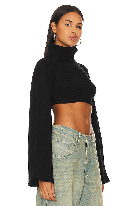 view 2 of 4 CUELLO VUELTO CORTO in Black