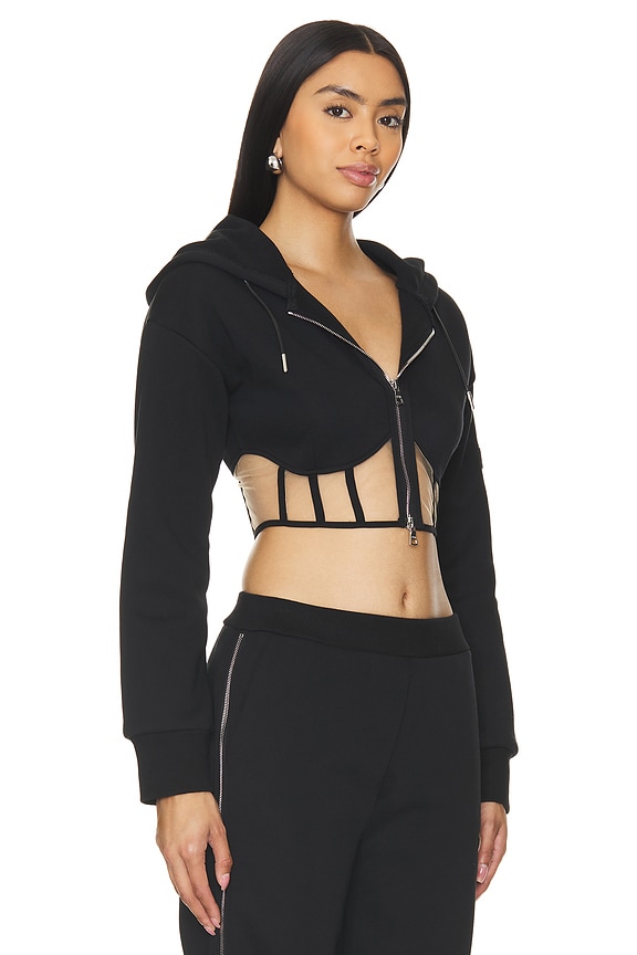 view 2 of 5 Nora Zip Hoodie in Black