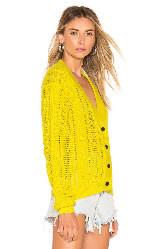 view 2 of 4 Hunter Cardigan in Lemon