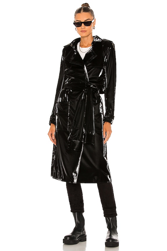 view 2 of 5 Harlow Coat in Vinyl