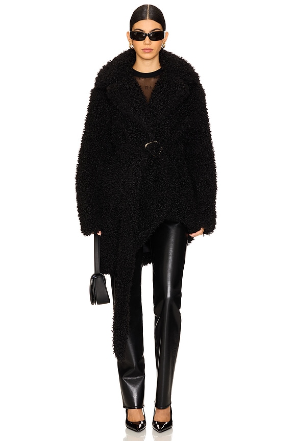 view 2 of 4 Eloise Plush Jacket in Black