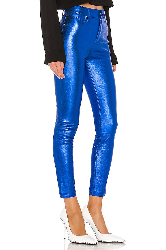 view 2 of 4 Madrid Leather Pant in Electric Blue
