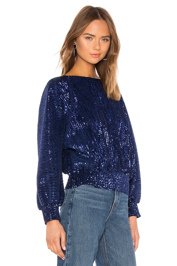 view 2 of 5 Pippa Top in Navy Orchid