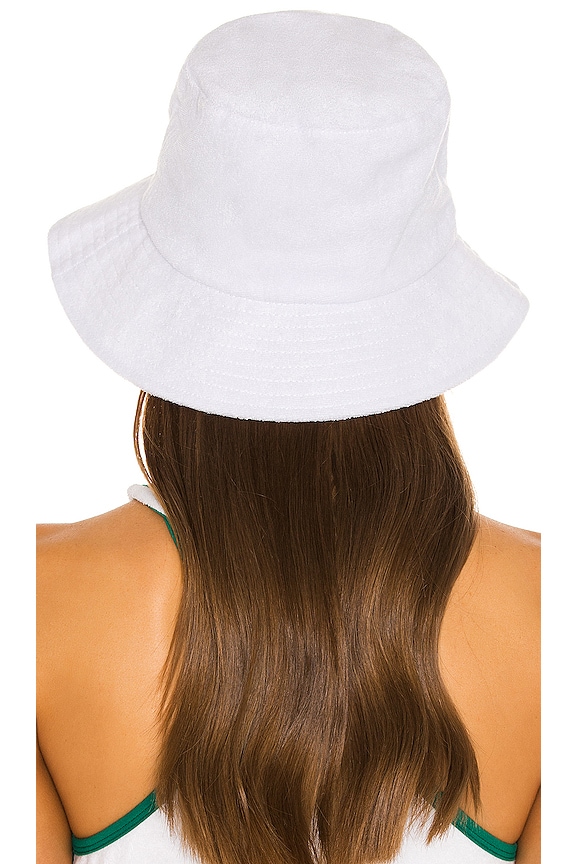 view 2 of 3 Bucket Hat in White