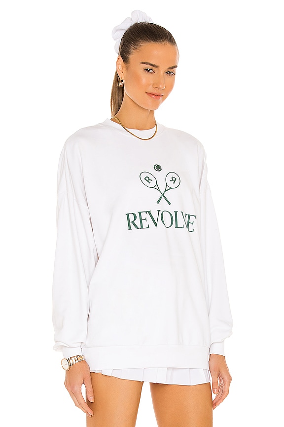 view 2 of 4 Oversized Sweatshirt in White