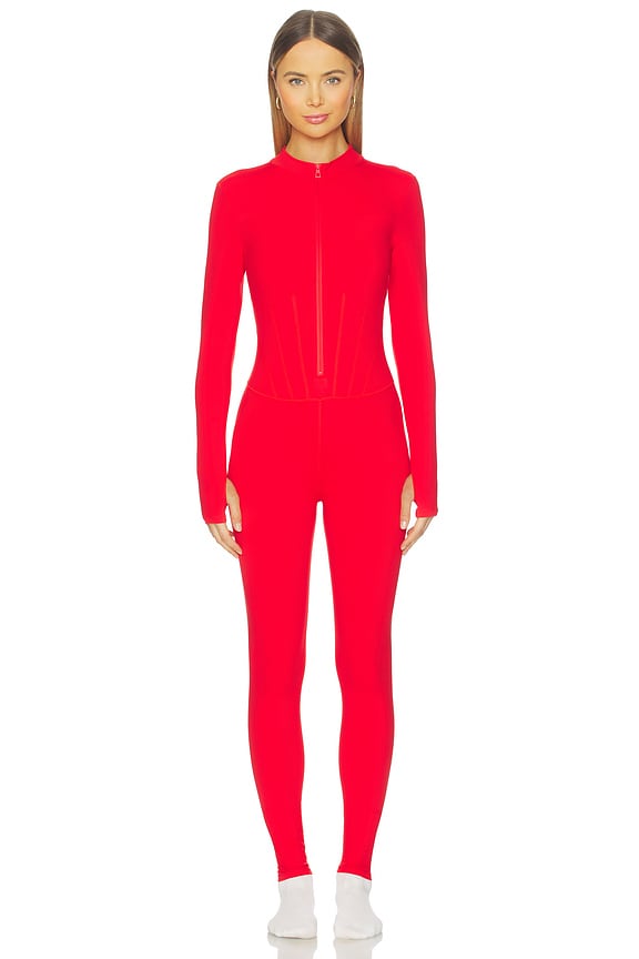 view 2 of 4 Ivy Jumpsuit in Flame Red