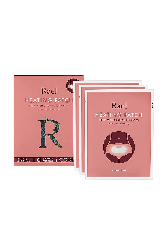 view 2 of 3 PARCHE DE CALOR PARA DOLORES MENSTRUALES RAEL HEATING PATCH FOR MENSTRUAL CRAMPS WITH EXTRA COVERAGE in 