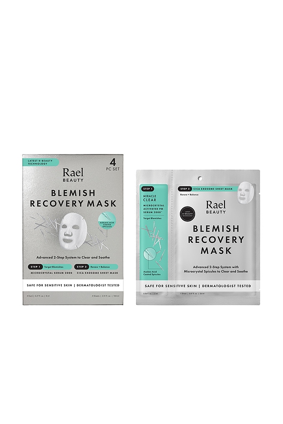 view 1 of 4 MICROCRYSTAL BLEMISH RECOVERY MASK 4 COUNT 시트 마스크 in 
