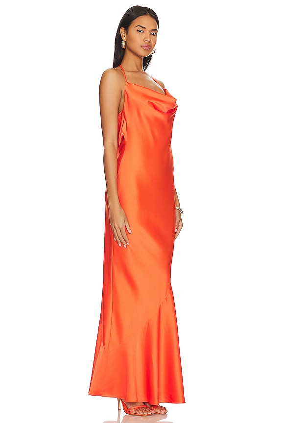 view 2 of 3 Iluka Gown in Orange