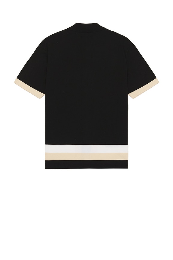 view 2 of 3 Darius Shirt in Black & Tan