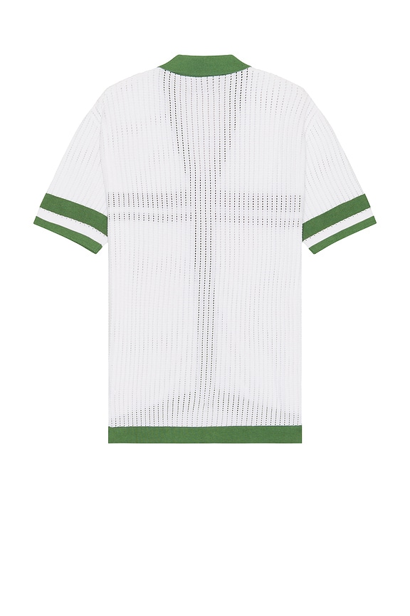 view 2 of 3 Brody Shirt in White & Green