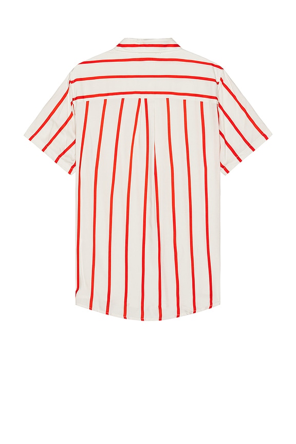 view 2 of 3 Elijah Shirt in Red Stripe