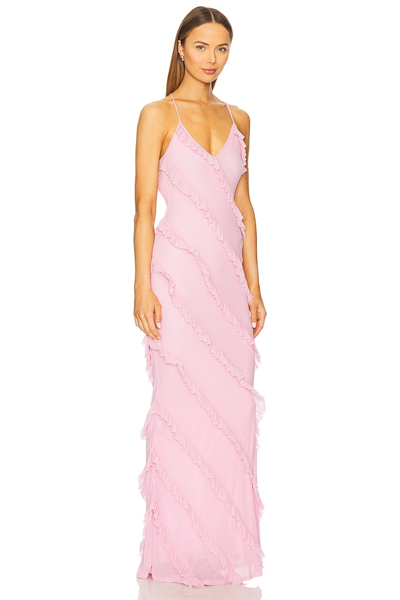 view 2 of 3 Barlow Maxi Dress in Light Pink