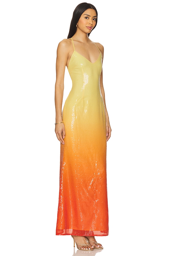 view 2 of 3 ROBE MAXI NIYAH in Mimosa Ombre