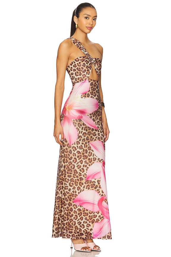 view 2 of 4 MAXIVESTIDO KYREE in Leopard Floral