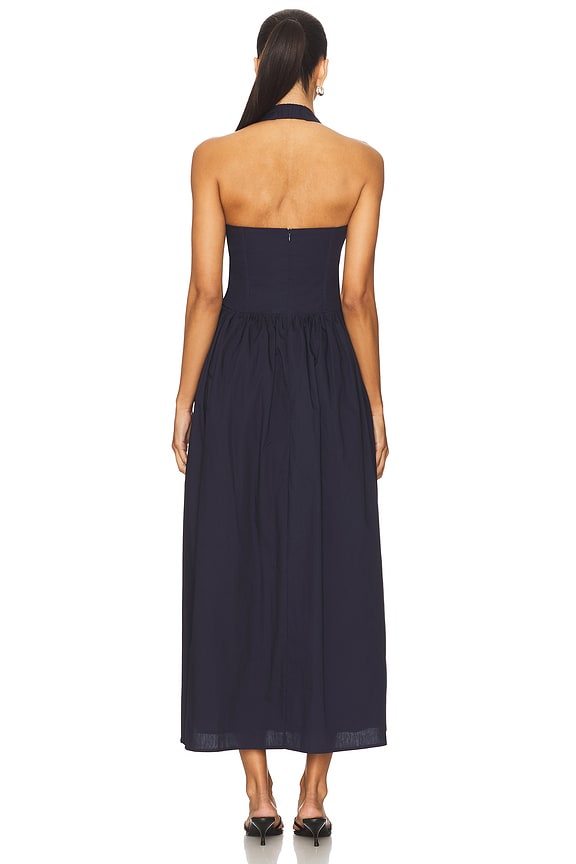 Runaway The Label Adaline Midi Dress in Navy
