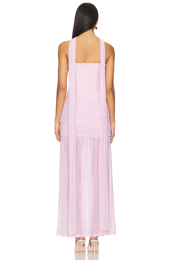 Runaway The Label Lillie Corset Maxi Dress in Musk