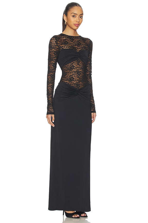 view 2 of 3 VESTIDO LARNA in Black