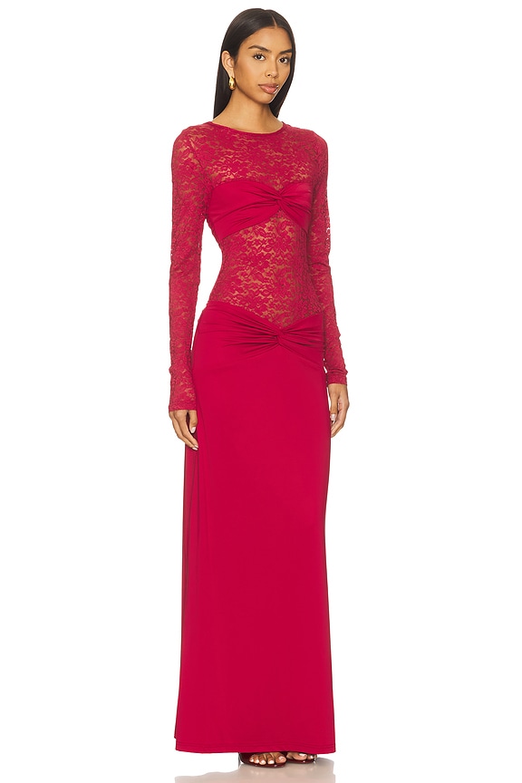 view 2 of 4 VESTIDO LARNA in Cherry