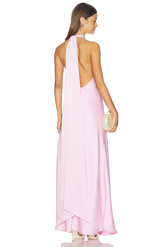 view 1 of 4 Arabelle High Neck Maxi Dress in Petal