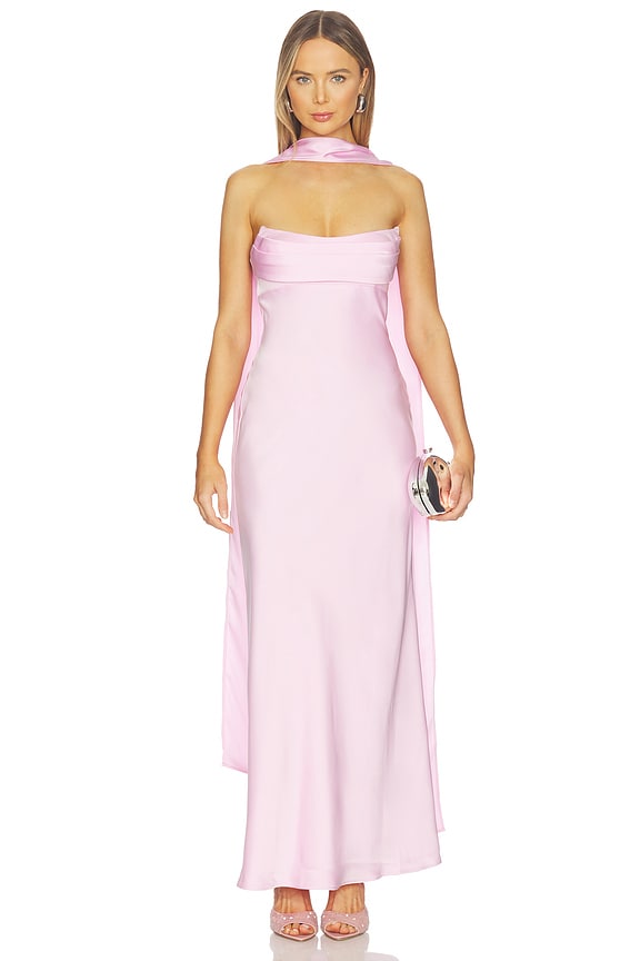 view 1 of 4 Madeleine Strapless Maxi Dress in Petal