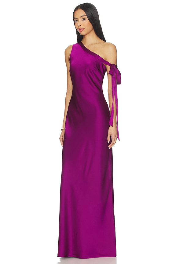 view 2 of 3 VESTIDO VIOLA in Plum