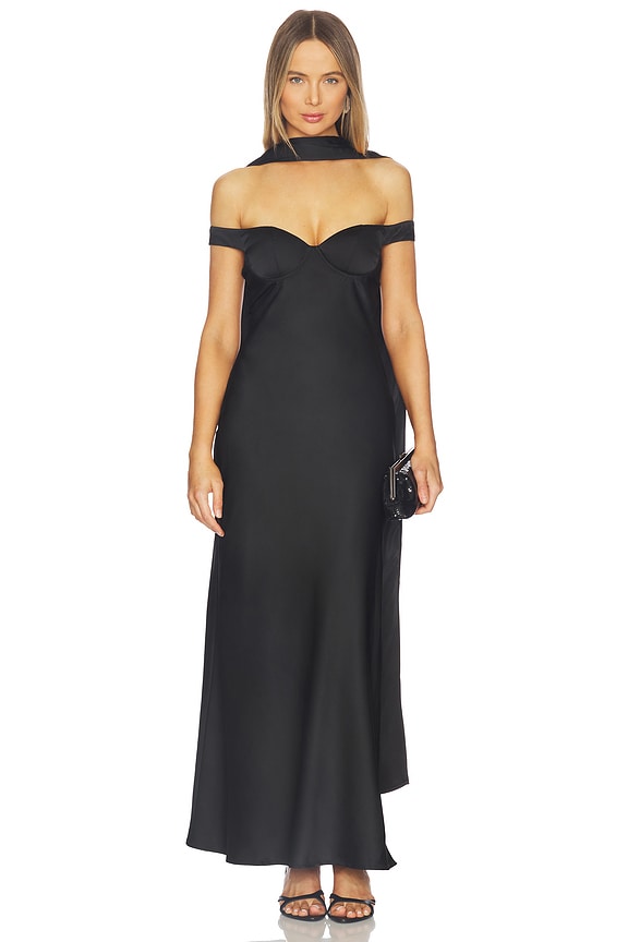 view 1 of 4 ROBE RAPHAELLA in Noir